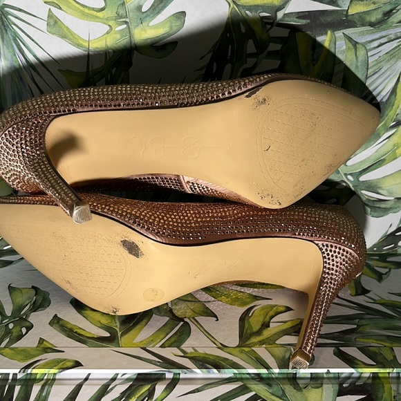 Jessica Simpson rhinestone heels. Sz 6.5 - Picture 7 of 7